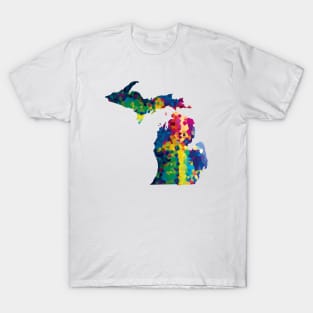 Michigan Rainbow Scales T-Shirt